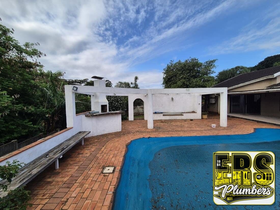 Before Braai and entertainment area renovation