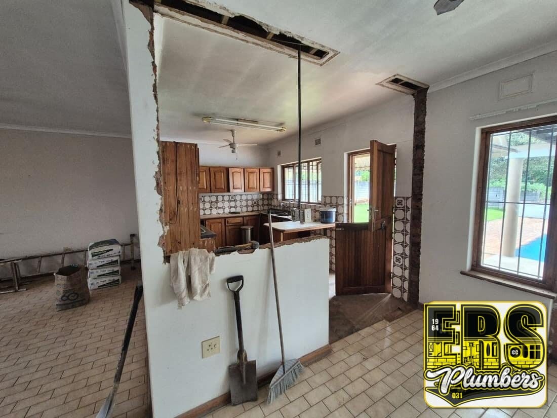 Kitchen plumbing and renovation project image 2